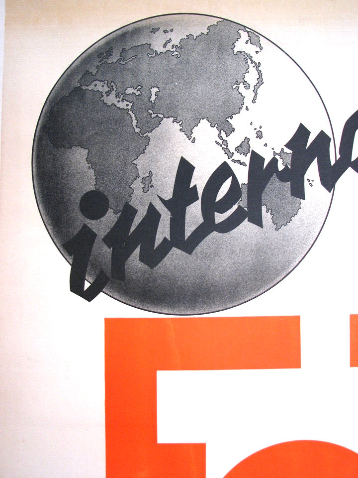 1930's Art Deco Vienna Austrian Photography Exhibit Vintage Poster