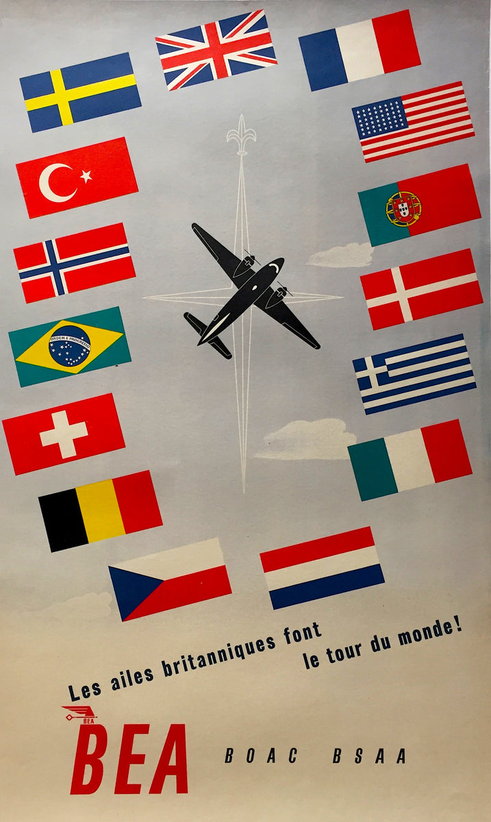 vintage boac posters