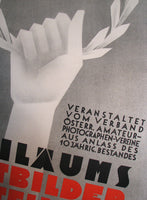1930's Vienna Austria Jubilaums Photography Expo Vintage Poster