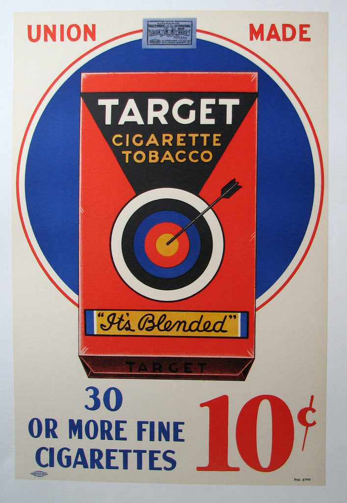 cigarettes at target 1940's Target Cigarette Vintage Tobacco Poster in White – Vintage Poster Works: Debra Clifford cigarettes at target 1940's Target Cigarette Vintage Tobacco Poster in White – Vintage Poster Works: Debra Clifford