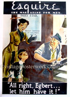 1940's Esquire Magazine Journalist Poster by E. Simms Campbell