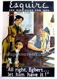 1940's Esquire Magazine Journalist Poster by E. Simms Campbell