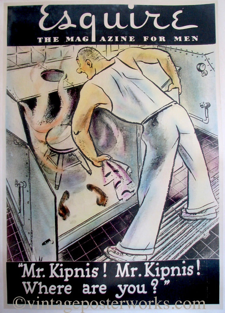 1940's Mr. Kipnis Esquire African American illustrator E. Simms