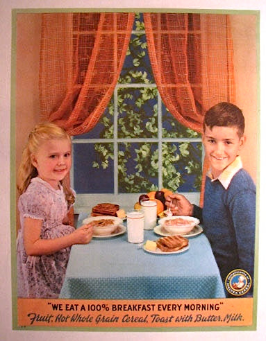 1940's Maltex Vintage Cereal Vintage Advertising Poster
