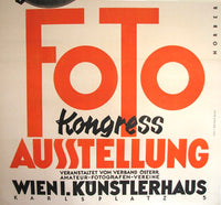 1930's Art Deco Vienna Austria Photography Exhibit Vintage Poster