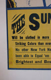 1890's Sunday Press Vintage Literary Antique Sleighing Sled Poster