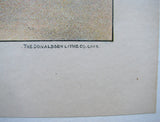 1890's St. Mary's Church Albany NY Donaldson Litho Vintage Poster