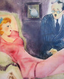 1940's Esquire Magazine Vintage Accountant Banker Poster