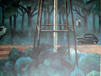 1947 John Falter Lovers Lane, Falls City, Nebraska Sat Eve Post Poster