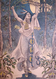 1890's Inland Printer Native American Literary Poster by Birren
