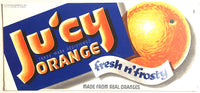 1947 Ju'cy Orange Art Deco Fruit Drink Soda Beverage Vintage Poster