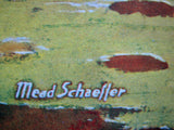 1947 Mead Schaeffer Spanish Moss Pickers Sat Eve Post Louisiana Poster