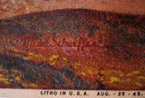 1945 Mead Schaeffer WWII Sailor Home To Mountain Ranch Sat Eve Poster