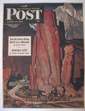 1945 Mead Schaeffer WWII Sailor Home To Mountain Ranch Sat Eve Poster
