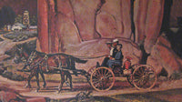 1945 Mead Schaeffer WWII Sailor Home To Mountain Ranch Sat Eve Poster