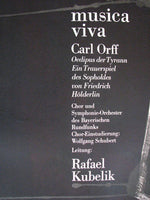 1966 Musica Viva Carl Orff Original Vintage Classical Music Poster