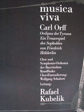 1966 Musica Viva Carl Orff Original Vintage Classical Music Poster
