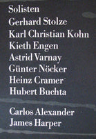 1966 Musica Viva Carl Orff Original Vintage Classical Music Poster