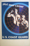 1952 US Coast Guard Recruitment Poster: Plot your Career