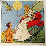 1930's British Fairy Queen Children's Vintage Poster by Cora Paterson