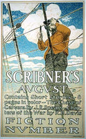 1890's Scribner's Henry McCarter Vintage Literary Sailing Poster