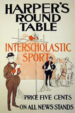 1890's Harper's Edward Penfield Vintage Literary Poster Sports