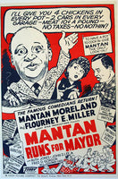 1946 Mantan Moreland Vintage African American Movie Poster