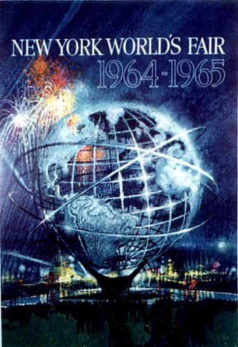 1964-65 New York World's Fair Bob Peak Vintage Travel Poster