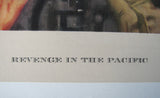 1943 WWII Sinking Japanese Ship Periscope Electric Boat Co. Poster Print