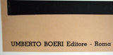 1940-50's Italian Socialism or Socialist Vintage Propaganda Poster