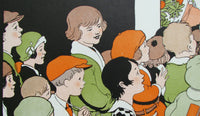 1937 Hope of a Nation School Again WPA era Vintage Poster